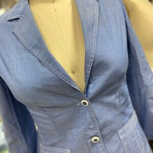 Vintage Denim Blazer L